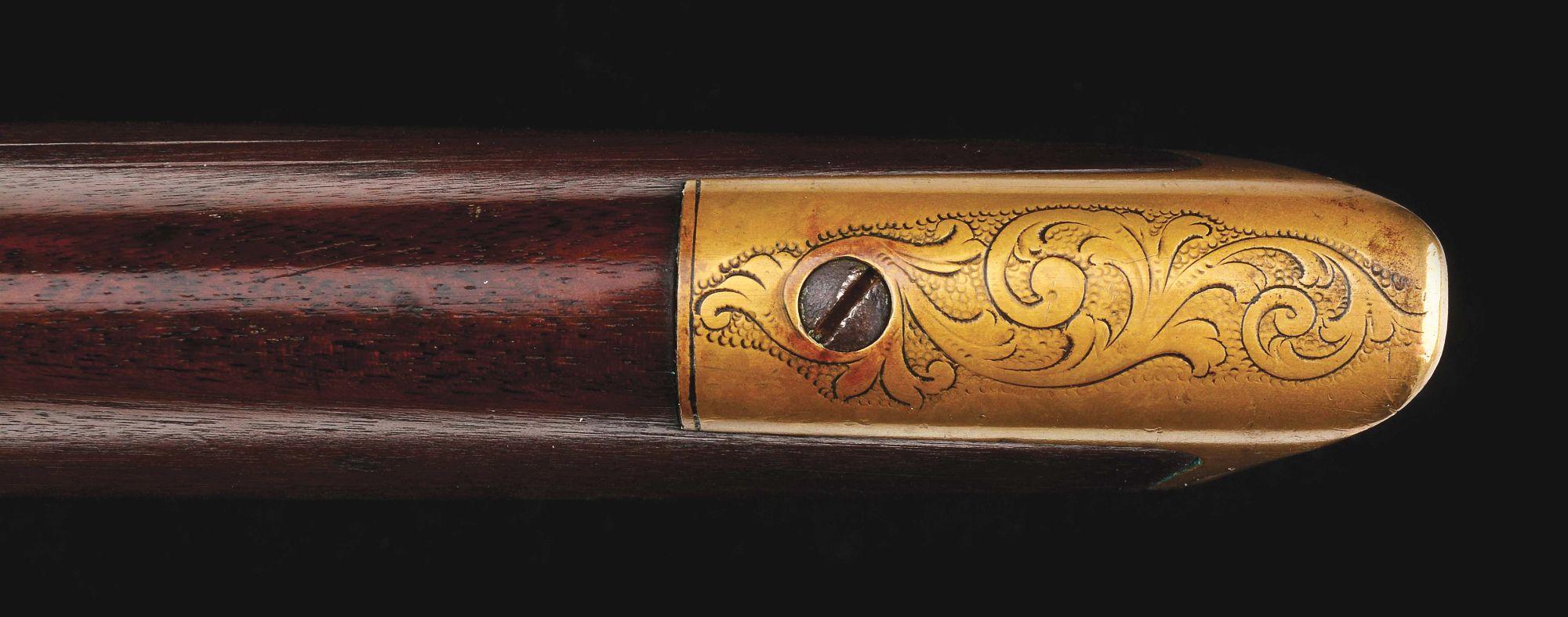 (A)Rare Hoggson Engraved Model 1860 Henry Lever Action Rifle.