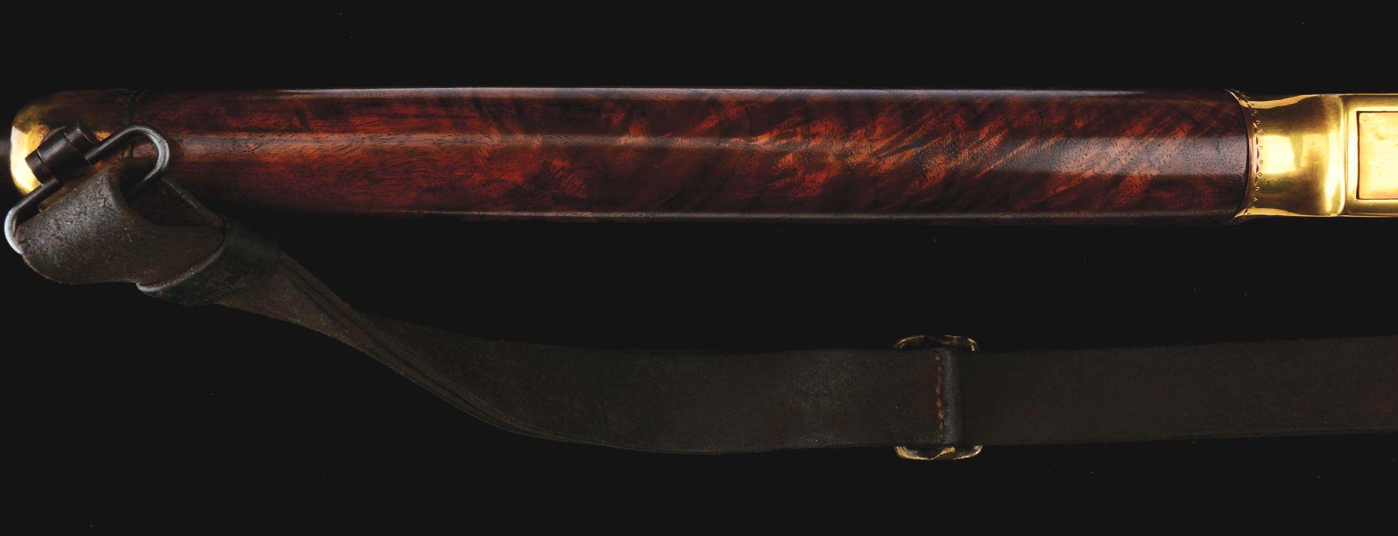 (A) Incredibly Rare J. Ulrich Signed, Engraved & Gold Plated Winchester Model 1866 Lever Action Rifl