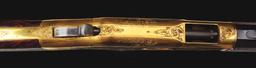 (A) Incredibly Rare J. Ulrich Signed, Engraved & Gold Plated Winchester Model 1866 Lever Action Rifl