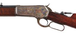 (A) Deluxe Winchester Model 1886 Lever Action Rifle.