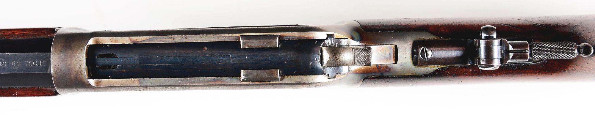 (A) Deluxe Winchester Model 1886 Lever Action Rifle.
