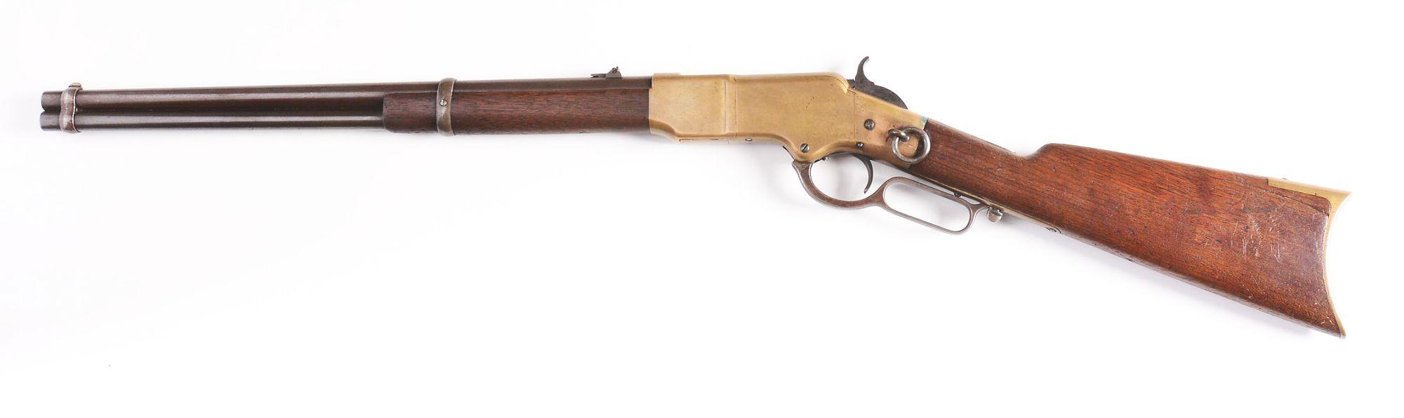 (A) 1st Year Production Flatside Winchester Model 1866 Saddle Ring Carbine.