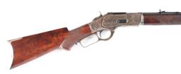 (A) Near New Winchester Model 1873 Deluxe .44 Lever Action Rifle (1884).