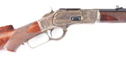 (A) Near New Winchester Model 1873 Deluxe .44 Lever Action Rifle (1884).