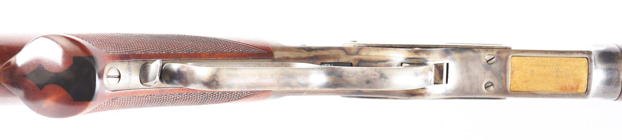 (A) Near New Winchester Model 1873 Deluxe .44 Lever Action Rifle (1884).