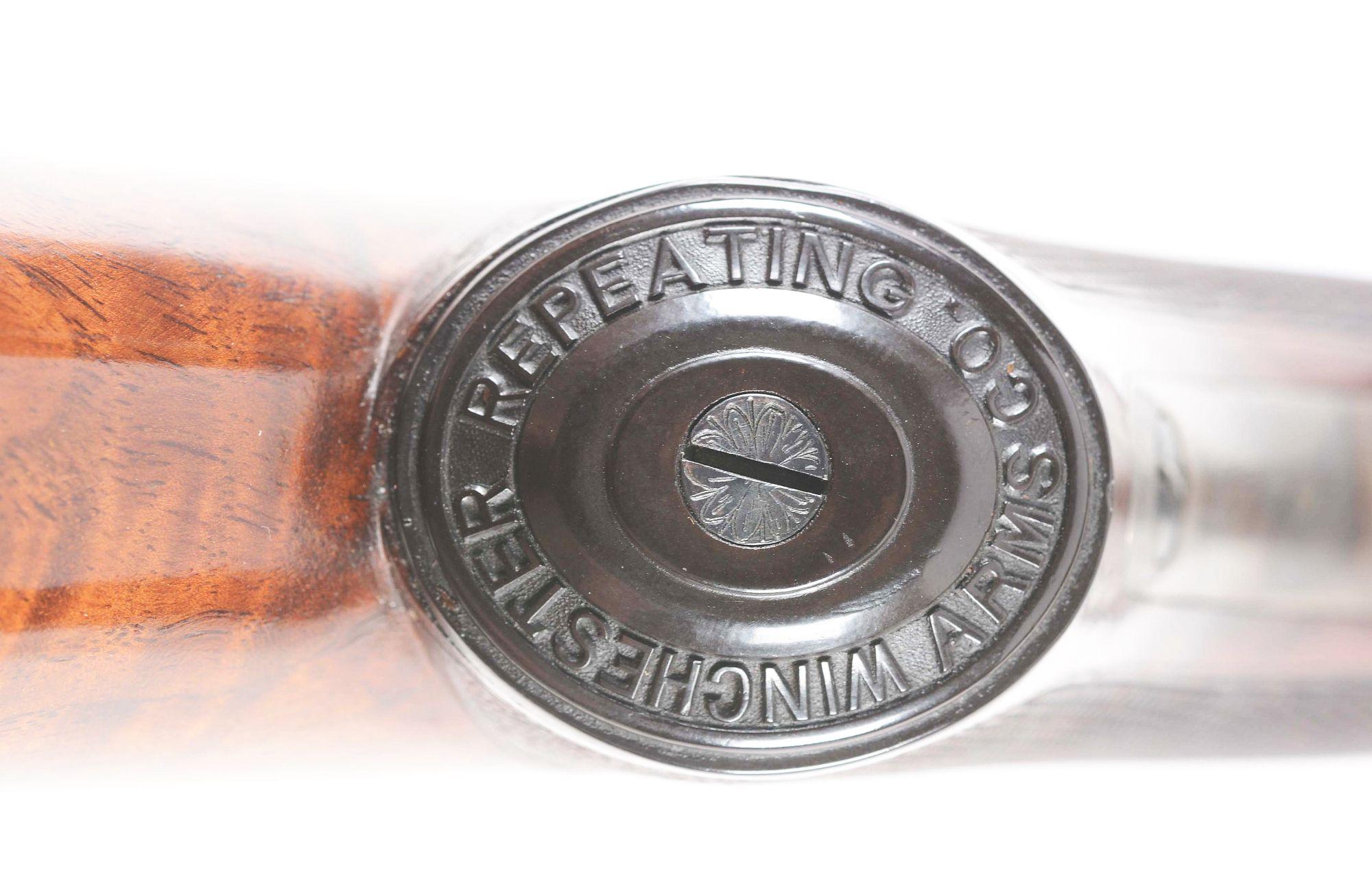 (A) Fine Condition Winchester High Wall 1885 Mid Range Single Shot Rifle with Case Colored Action.