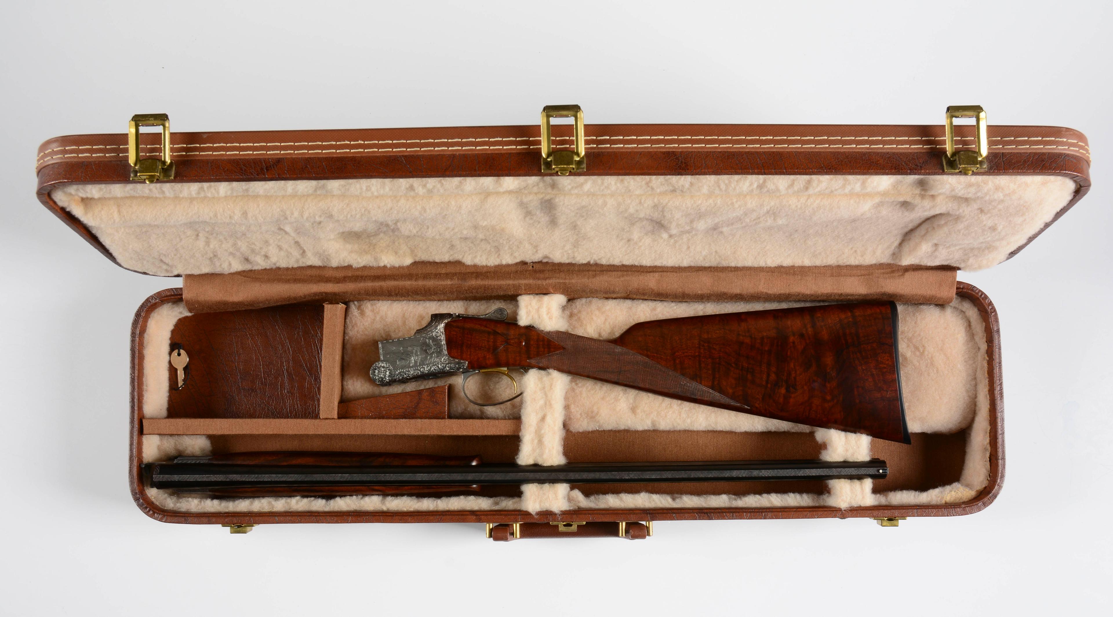 (M) Custom 20 Gauge Browning "Exhibition" Superlight Over Under Shotgun Engraved By Browning Engrave