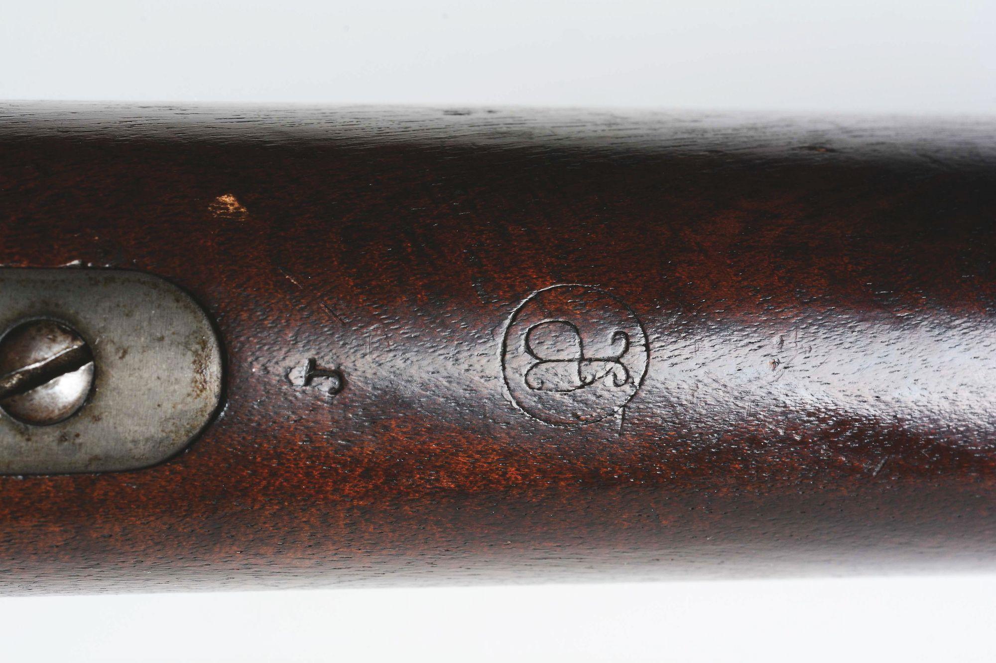 (A) MODEL 1882 US MAGAZINE RIFLE SPRINGFIELD CHAFFEE-REESE BOLT-ACTION RIFLE.