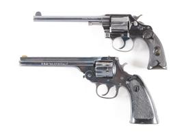 (C) LOT OF 2: COLT POLICE POSITIVE AND HARRINGTON & RICHARDSON .22 SPECIAL DOUBLE ACTION REVOLVERS.