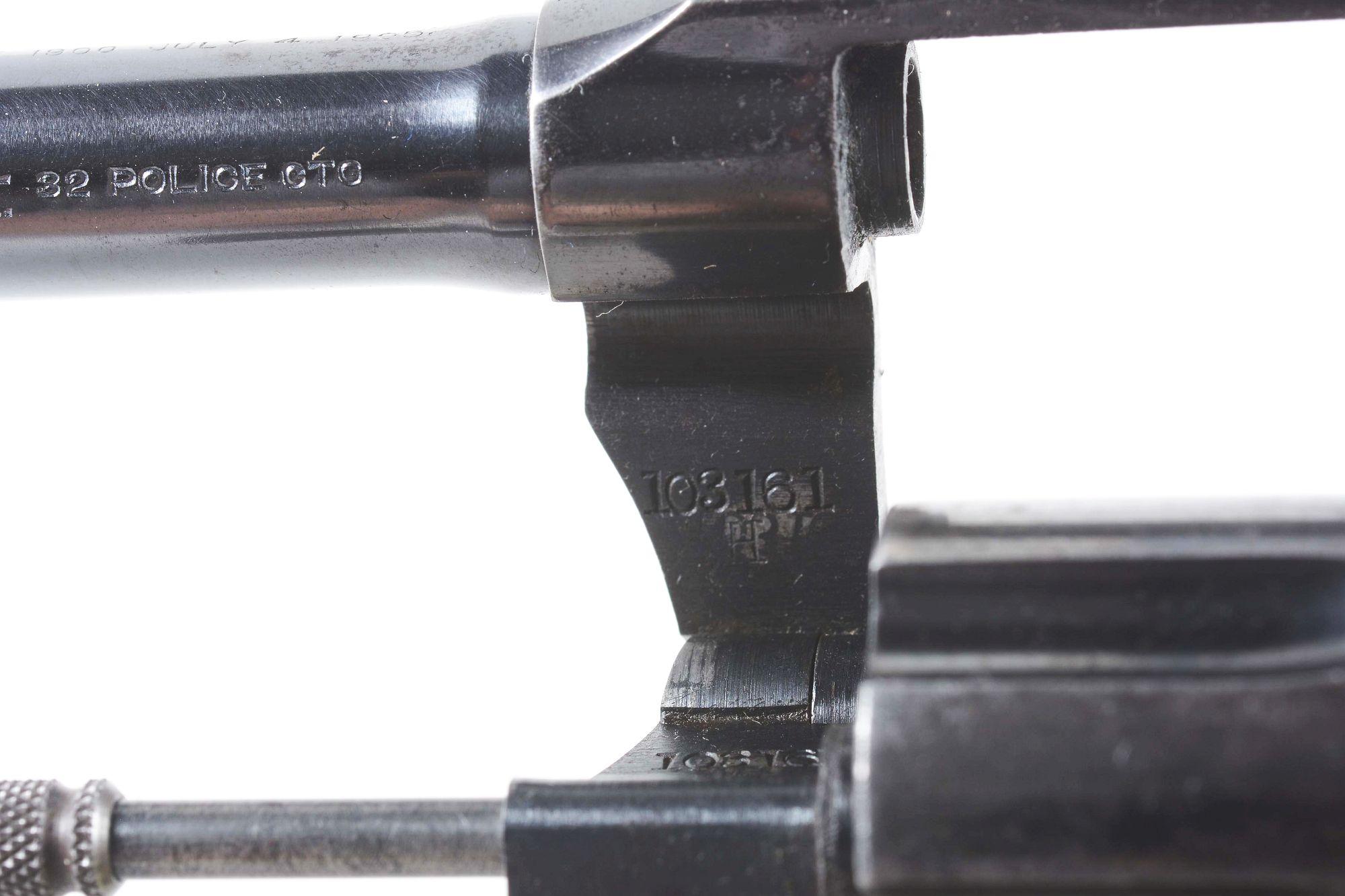 (C) LOT OF 2: COLT POLICE POSITIVE AND HARRINGTON & RICHARDSON .22 SPECIAL DOUBLE ACTION REVOLVERS.