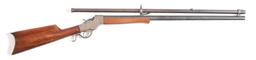 (C) STEVENS IDEAL 44 SINGLE SHOT .32 LONG RIFLE WITH STEVENS SCOPE.