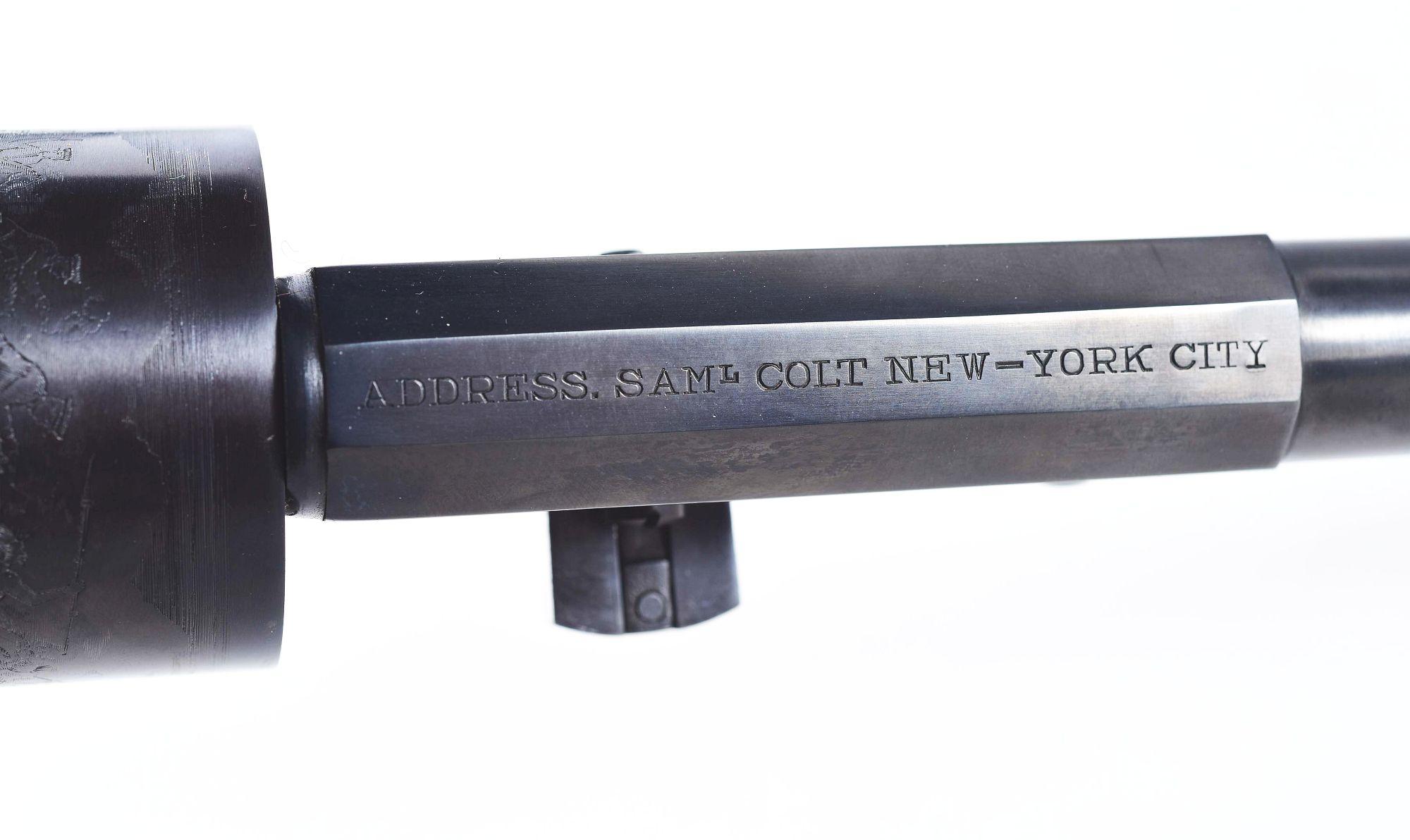 (A) COLT HERITAGE EDITION 2ND GENERATION 1847 WALKER PERCUSSION REVOLVER.