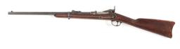 (A) FINE EARLY CUSTER 7TH CAVALRY RANGE US MODEL 1873 SPRINGFIELD TRAPDOOR CARBINE.
