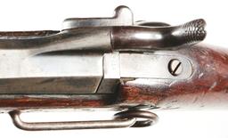 (A) FINE EARLY CUSTER 7TH CAVALRY RANGE US MODEL 1873 SPRINGFIELD TRAPDOOR CARBINE.