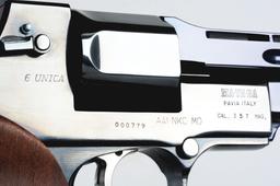 (M) DESIRABLE MATEBA UNICA 6 SEMI-AUTOMATIC REVOLVER WITH CASE.