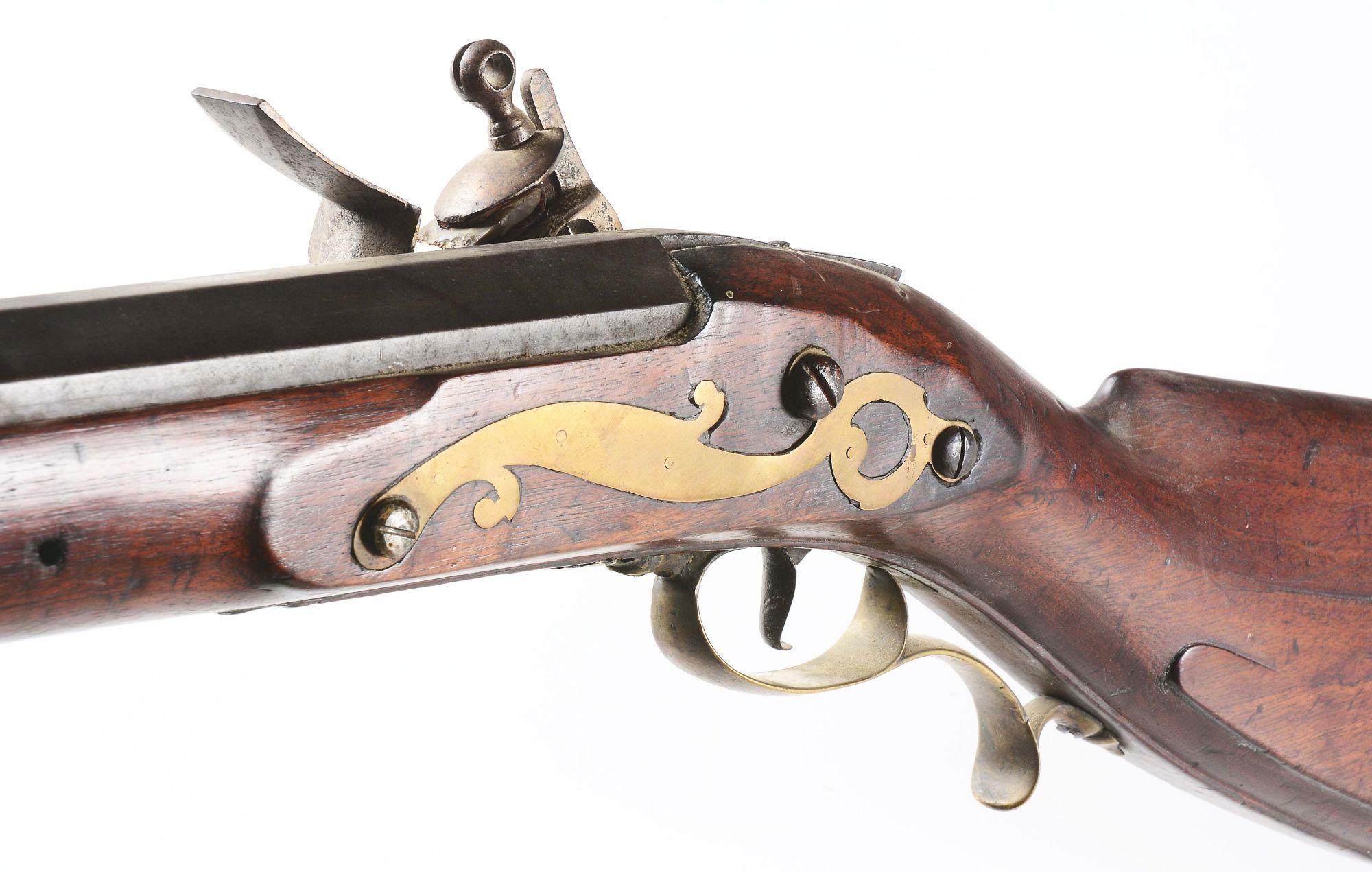 (A) MASSIVE COMPOSITE FLINTLOCK FOWLING PIECE, THE LOCK LATE 17TH-EARLY 18TH CENTURY, SIGNED F. SMAR