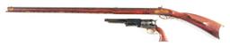 (A) LOT OF 2: KENTUCKY RIFLE AND COLT WALKER REPRODUCTION.