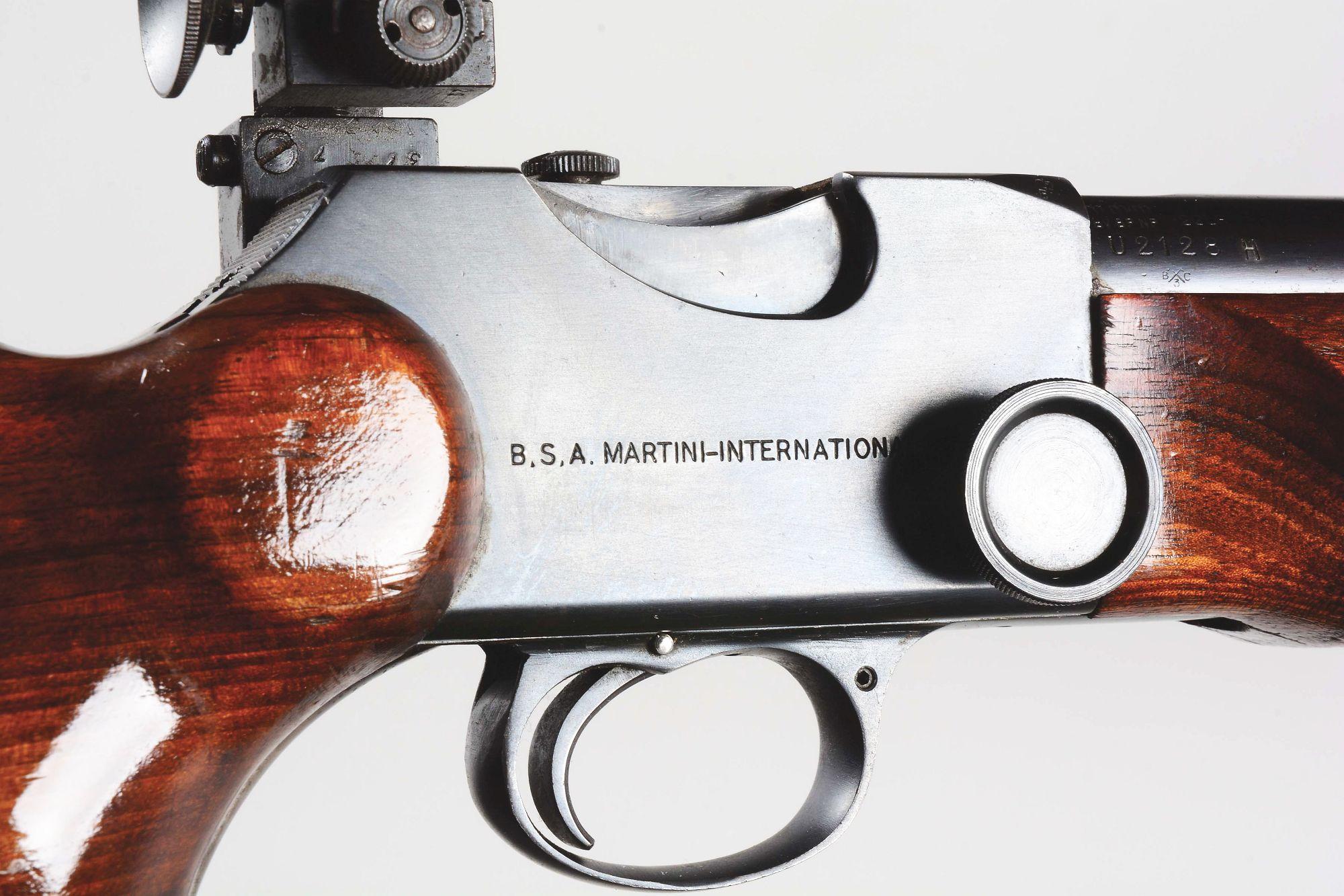 (C) BSA MARTINI FALLING BLOCK SINGLE SHOT TARGET .22 RIFLE.
