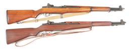 (C) LOT OF 2: IHC AND WINCHESTER M1 GARAND RIFLES.