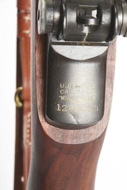 (C) LOT OF 2: IHC AND WINCHESTER M1 GARAND RIFLES.