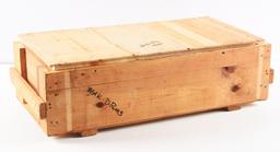 IMPORTER CRATE OF 20 SEALED PRE-BAN 75 ROUND AK DRUM MAGAZINES.