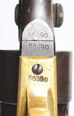 (A) MARTIALLY MARKED US COLT MODEL 1860 ARMY PERCUSSION REVOLVER.