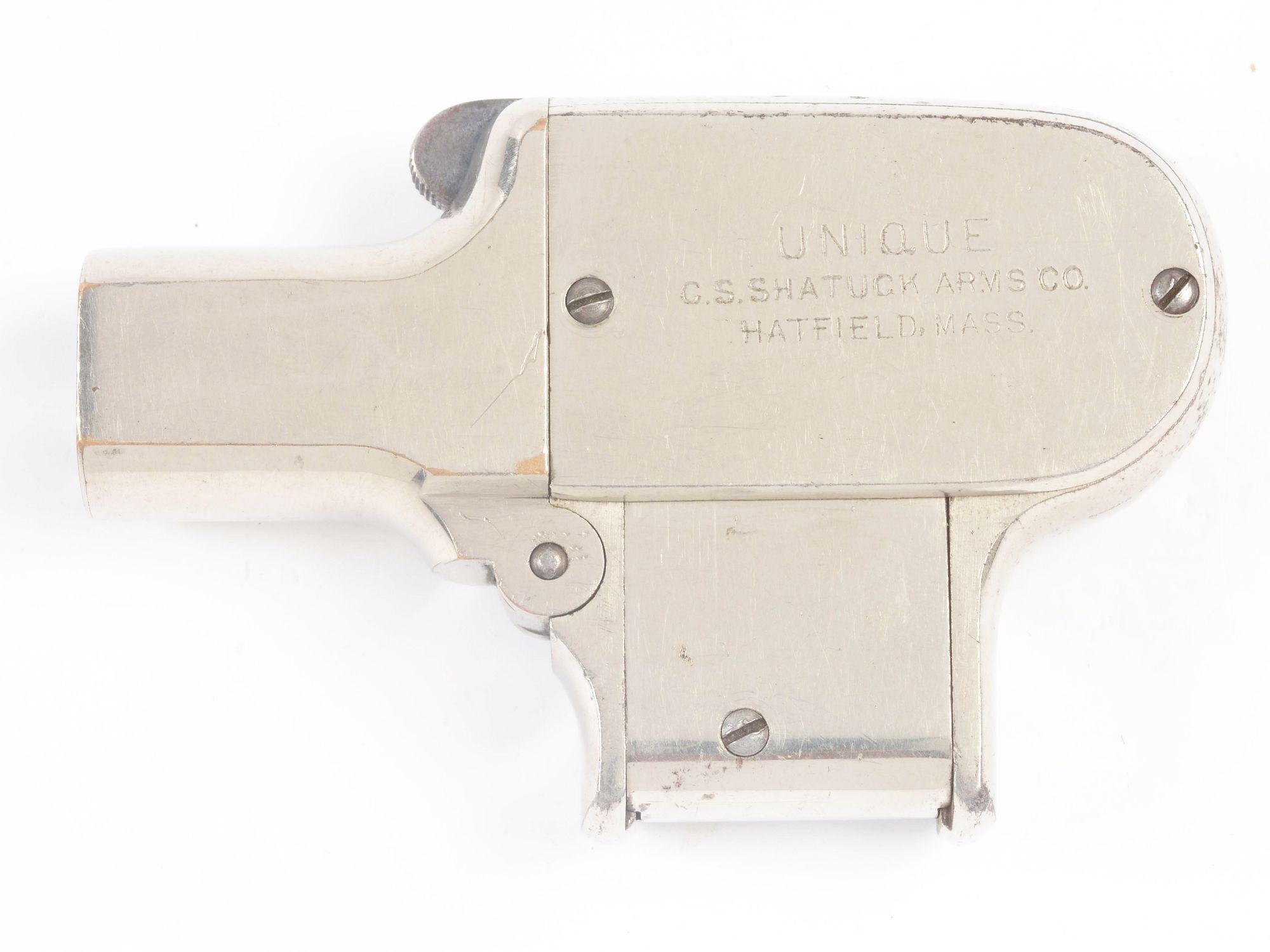 (C) C.S. SHATTUCK UNIQUE FOUR BARREL POCKET PISTOL