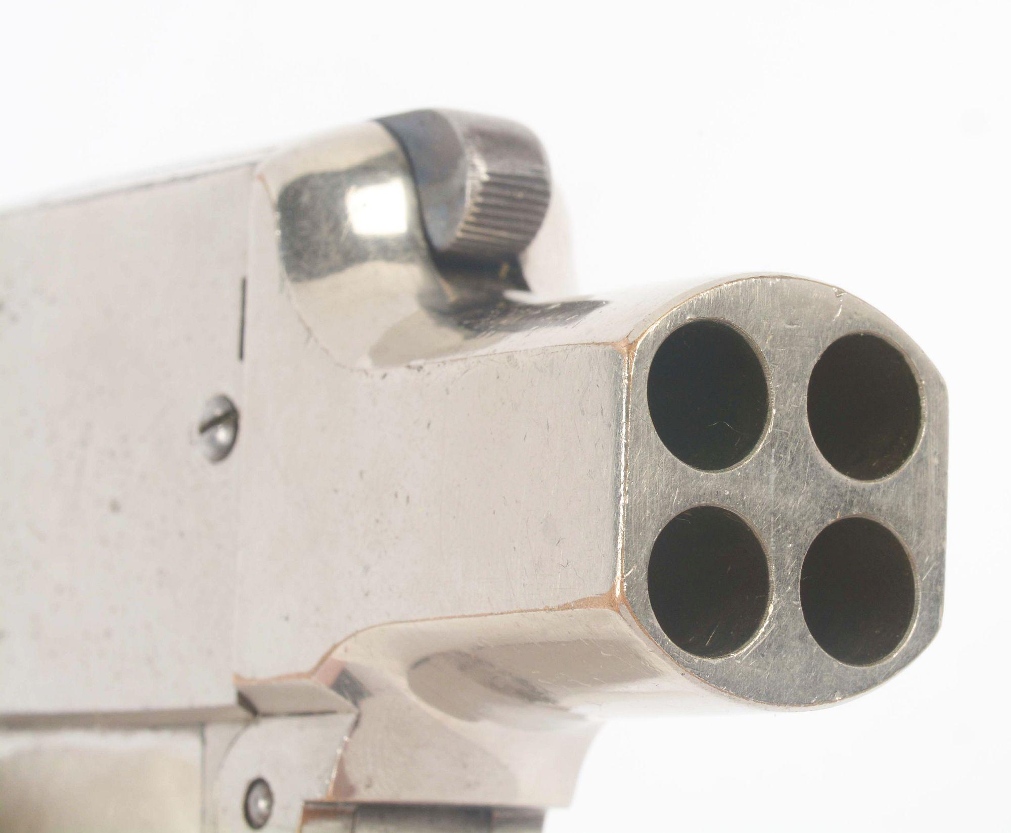 (C) C.S. SHATTUCK UNIQUE FOUR BARREL POCKET PISTOL