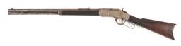 (A) WINCHESTER MODEL 1873 .38 CALIBER LEVER ACTION RIFLE (1886).