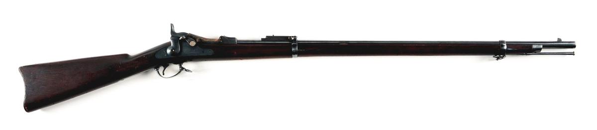 (A) NEAR NEW CONDITION US SPRINGFIELD MODEL 1884 TRAPDOOR RIFLE.