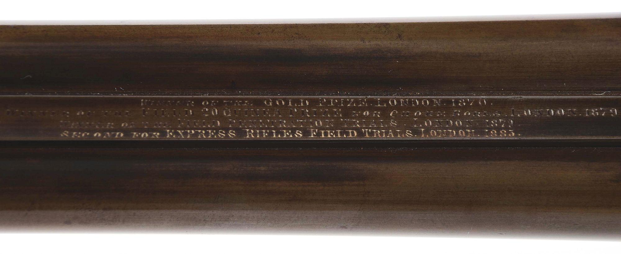 (A) AN ELABORATE 12 BORE HAMMER GUN BY LINCOLN JEFFRIES, BIRMINGHAM, MADE FOR E.K. TYRON & CO. AND S