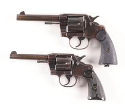 (C) LOT OF TWO: TWO PRE-WAR COLT REVOLVERS.
