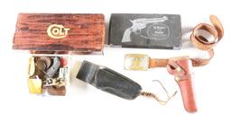 (C+A) LOT OF 12: REVOLVERS AND ACCESSORIES.
