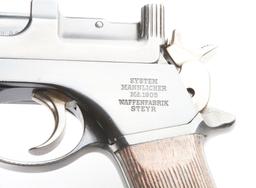 (C) LOT OF THREE: PRE-WAR MILITARY TYPE EUROPEAN SEMI-AUTOMATIC PISTOLS.