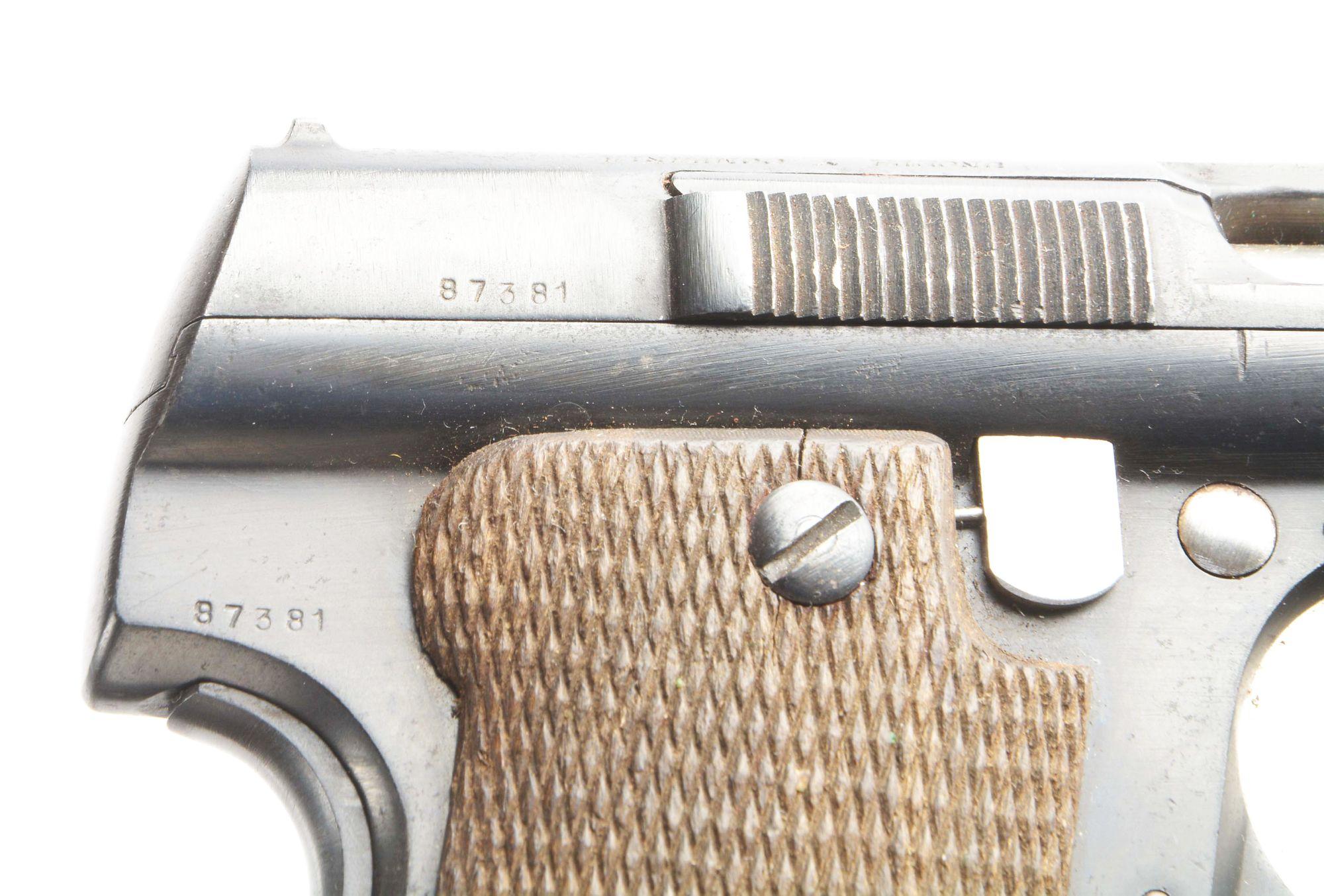 (C) LOT OF THREE: PRE-WAR MILITARY TYPE EUROPEAN SEMI-AUTOMATIC PISTOLS.