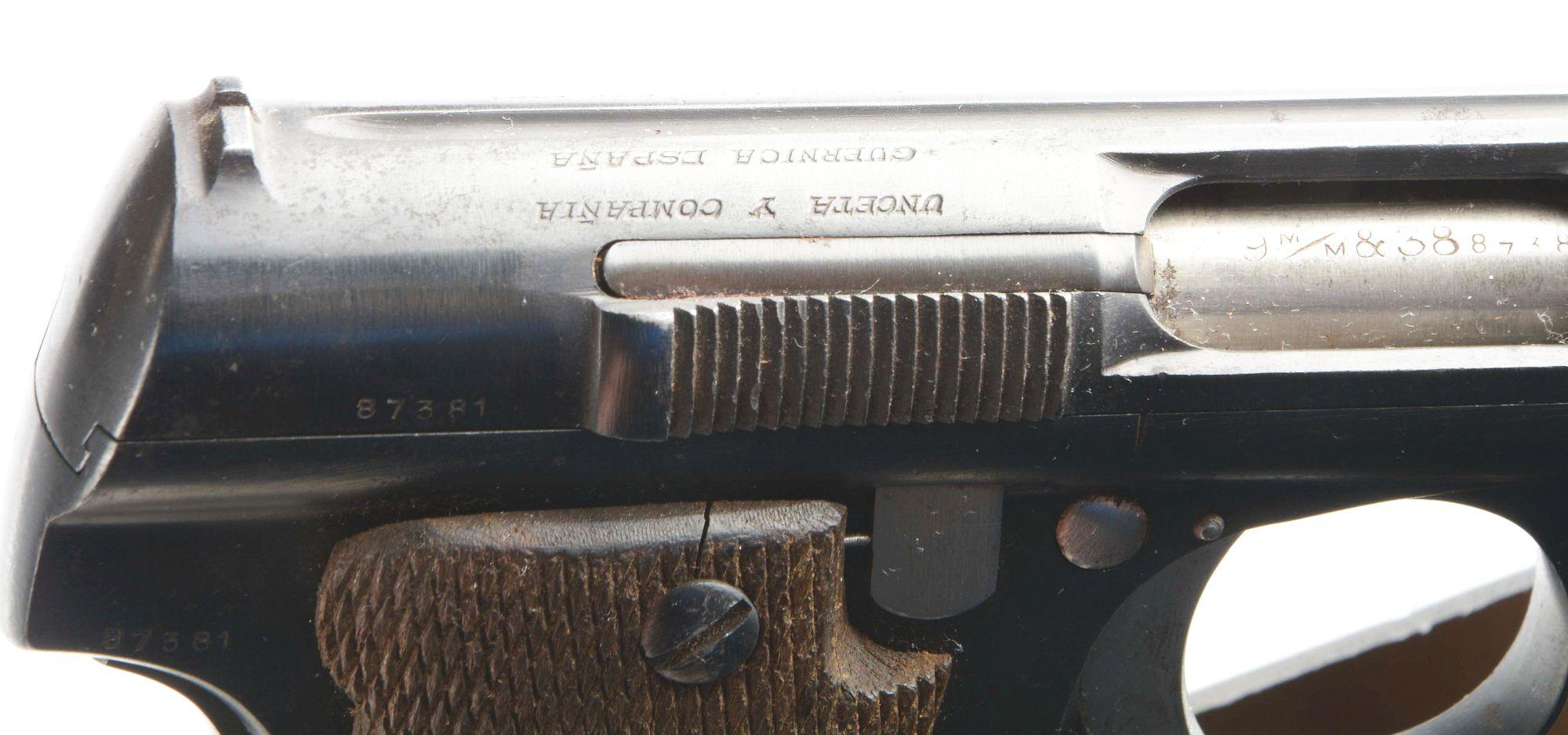 (C) LOT OF THREE: PRE-WAR MILITARY TYPE EUROPEAN SEMI-AUTOMATIC PISTOLS.