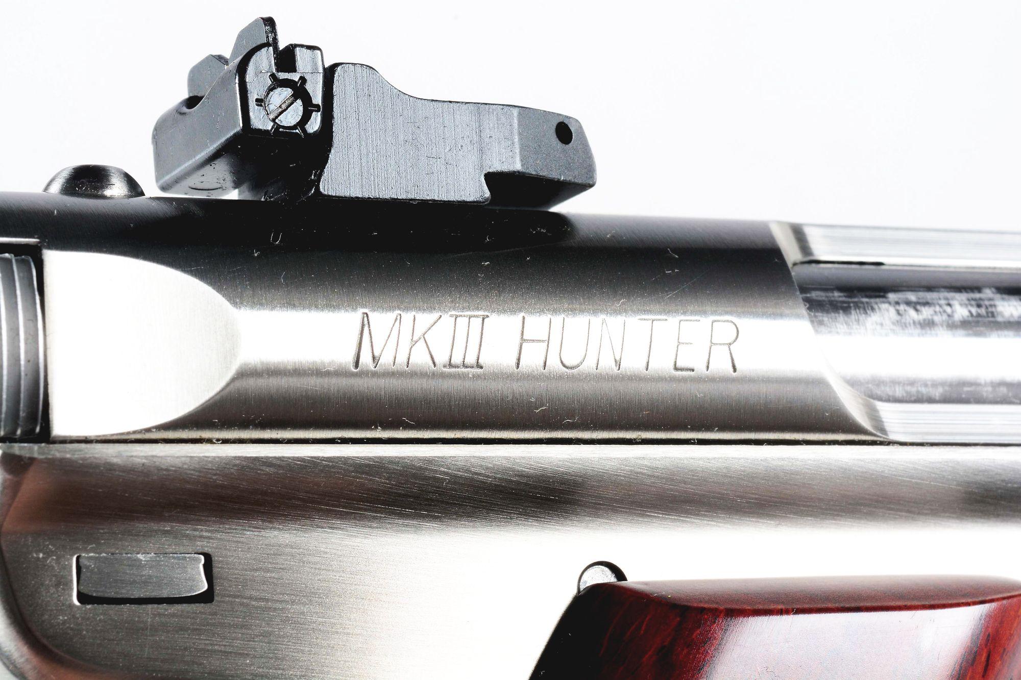 (M) THREE BOXED LIKE NEW RUGER SEMI-AUTOMATIC .22 PISTOLS