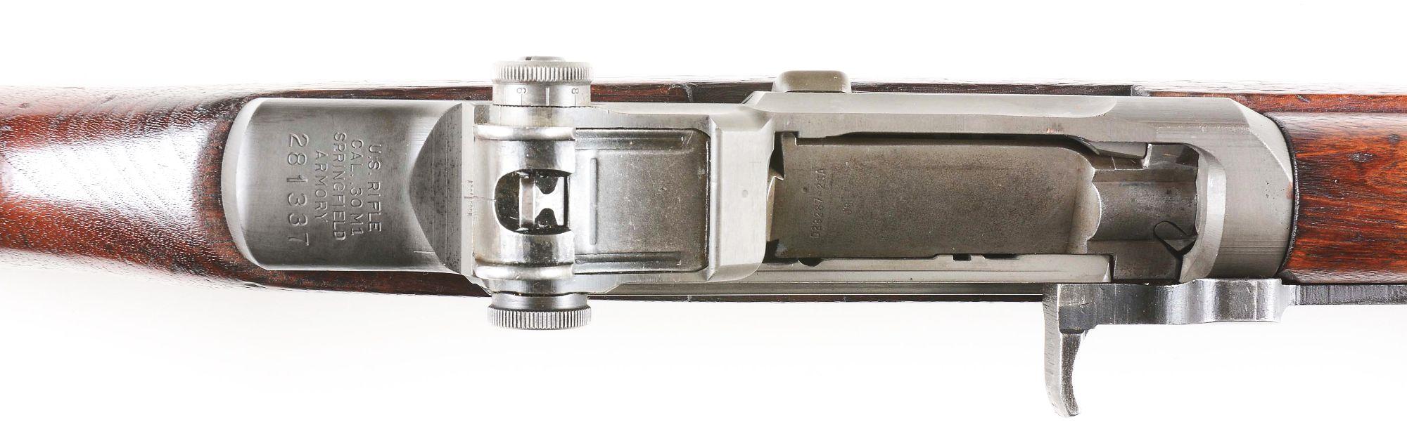 (C) SPRINGFIELD M1 GARAND SEMI-AUTOMATIC RIFLE.