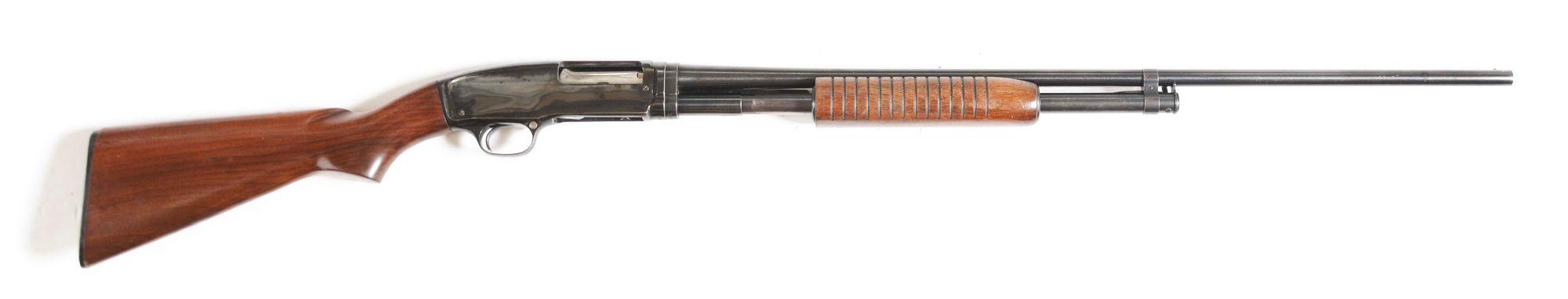 (C) WINCHESTER MODEL 42 SLIDE ACTION SHOTGUN (1960).