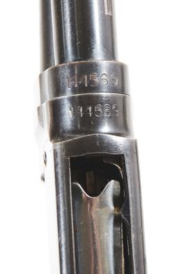 (C) WINCHESTER MODEL 42 SLIDE ACTION SHOTGUN (1960).