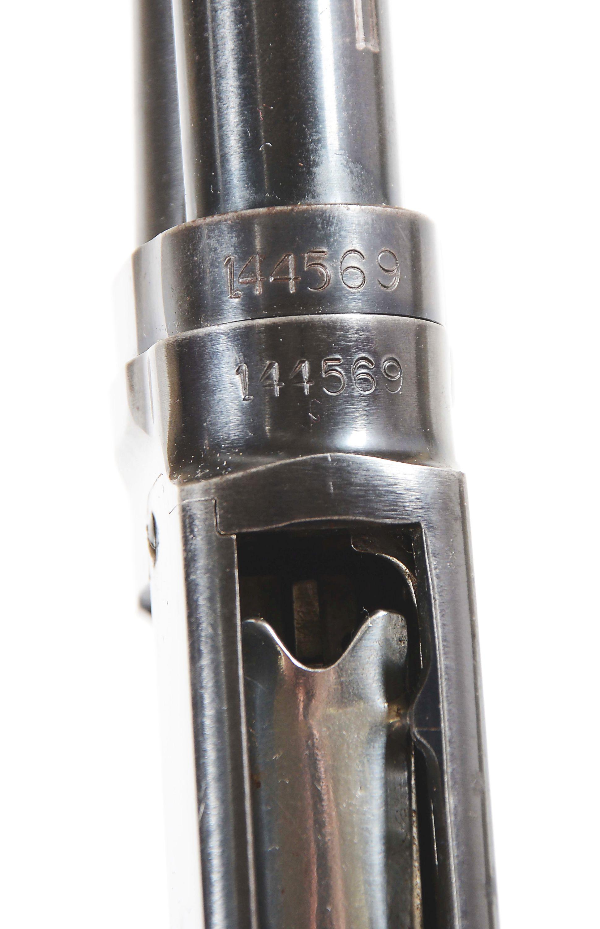 (C) WINCHESTER MODEL 42 SLIDE ACTION SHOTGUN (1960).