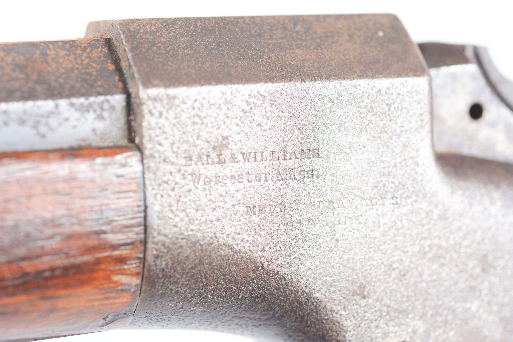 (A) BALL AND WILLIAMS BALLARD SPORTING RIFLE.