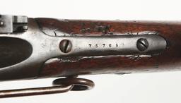 (A) SHARPS MODEL 1863 CONVERSION SINGLE SHOT CARBINE.