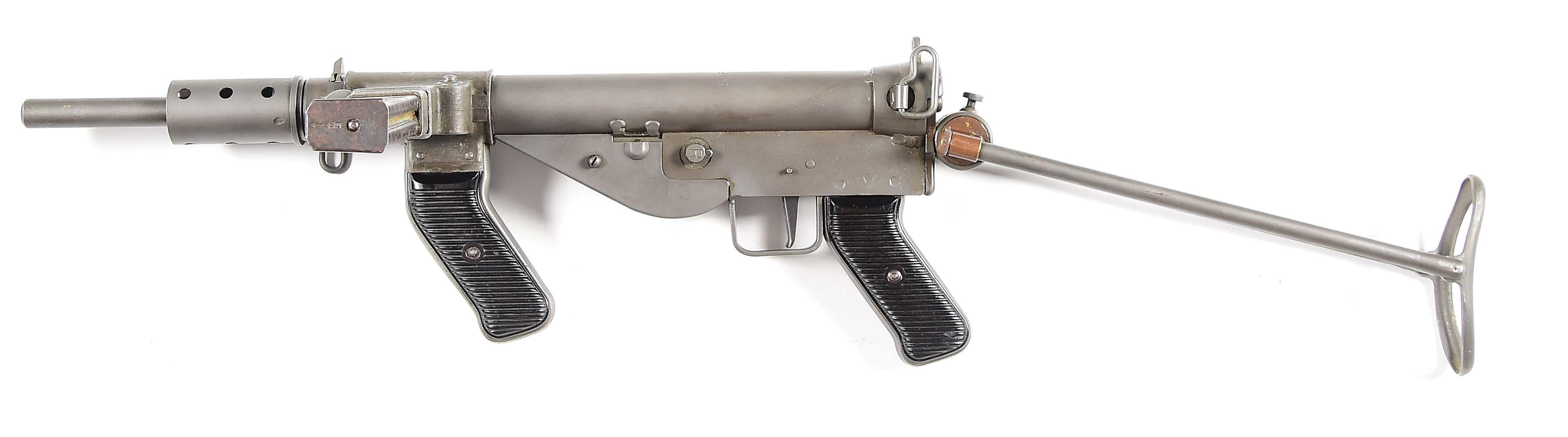 (N) VERY DESIRABLE DIECASTERS LTD MANUFACTURED AUSTEN MK I MACHINE GUN (PRE-86 DEALER SAMPLE).