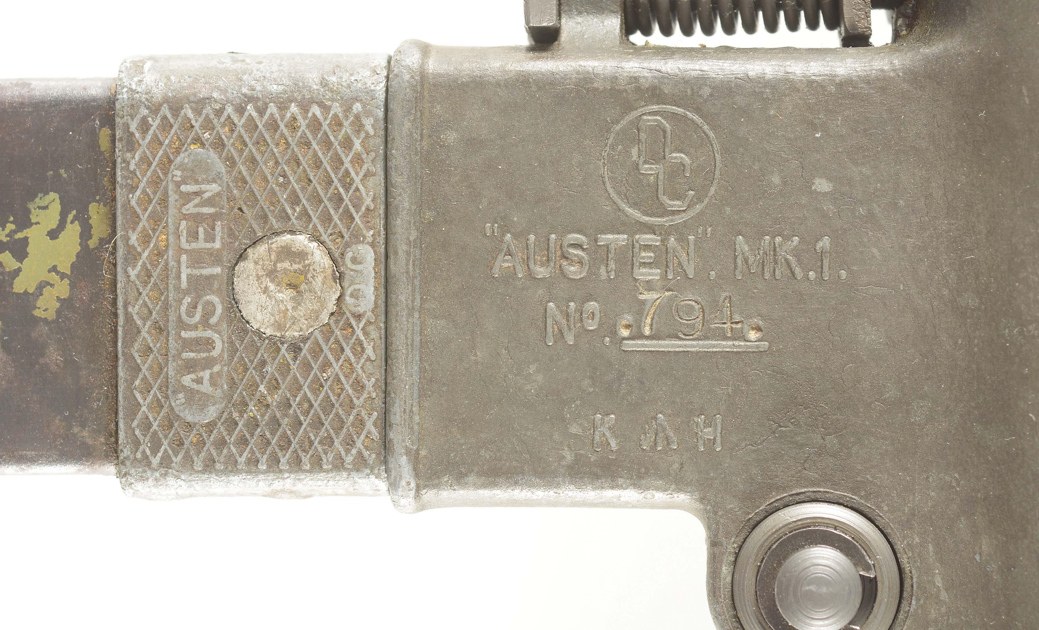 (N) VERY DESIRABLE DIECASTERS LTD MANUFACTURED AUSTEN MK I MACHINE GUN (PRE-86 DEALER SAMPLE).