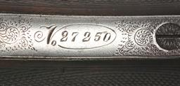 (C) A. FRANCOTTE PIGEON SIDE BY SIDE SHOTGUN.