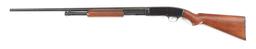 (C) WINCHESTER MODEL 42 SLIDE ACTION SHOTGUN.