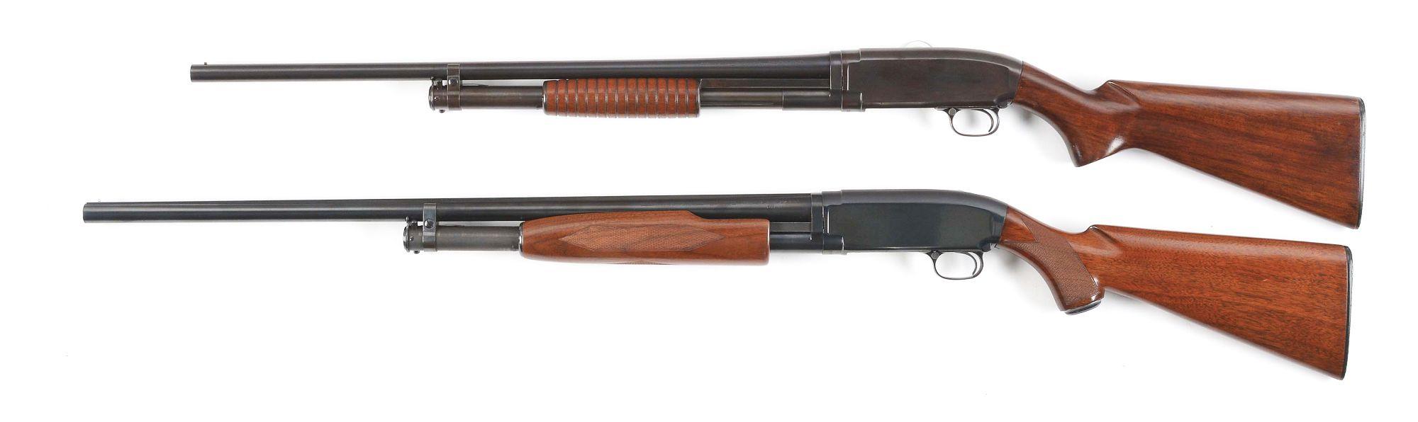 (C) LOT OF 2: WINCHESTER MODEL 12 SHOTGUNS.