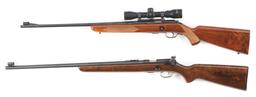 (C) LOT OF TWO: TWO WINCHESTER BOLT ACTION RIFLES, ONE MODEL 75 AND ONE MODEL 69-A, MODEL 75 WITH SC