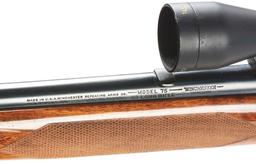 (C) LOT OF TWO: TWO WINCHESTER BOLT ACTION RIFLES, ONE MODEL 75 AND ONE MODEL 69-A, MODEL 75 WITH SC